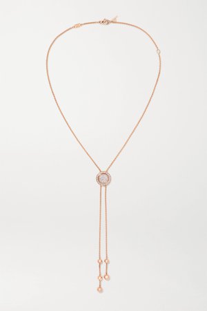 Rose gold Possession 18-karat rose gold diamond necklace | Piaget | NET-A-PORTER