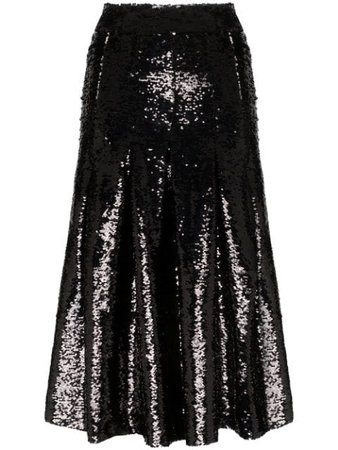 Simone Rocha Sequin Midi Skirt | Farfetch.com