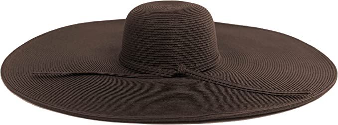 San Diego Hat Company Women's Ultrabraid X Large Brim Hat,Chocolate,One Size at Amazon Women’s Clothing store: Sun Hats