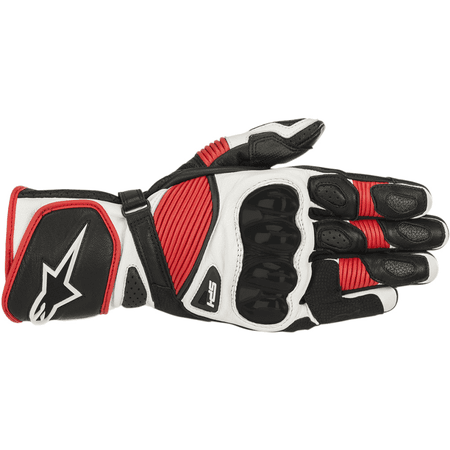 Alpinestars SP-1 V2 Leather Gloves - Black/White/Red