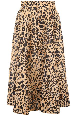 Zimmermann Leopard-printed Skirt