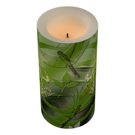 Camo Frogs Dragonflies Flameless Candle | Zazzle.com