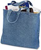 Amazon.com: 12 PACK - Heavy Duty Cotton Washed Denim Tote Bag Customizable Wholesale Tote Bags Reusable Tote Bags Bulk, Arts and Craft Vinyl Heat Embroidery Bags Shopping Grocery Denim Tote Bags in Bulk - TF270: Kitchen & Dining