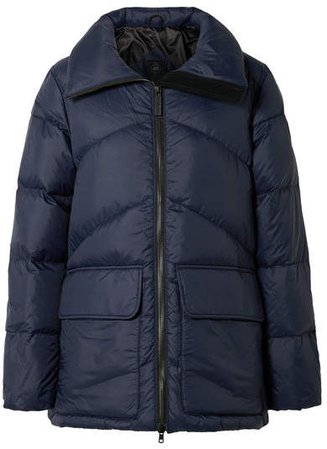 Ockley Quilted Shell Down Parka - Navy