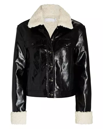 Jonathan Simkhai Standard Matteo Jacket In Black | INTERMIX®