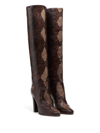 Dolce & Gabbana chunky-heel Knee Boots - Farfetch