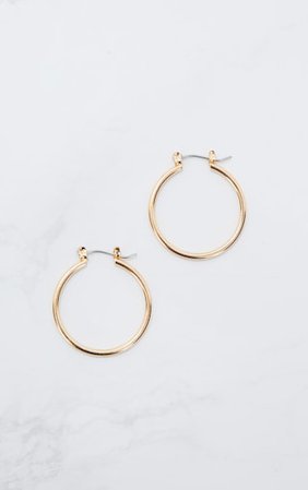 Gold Mini Hoop Earrings | Accessories | PrettyLittleThing