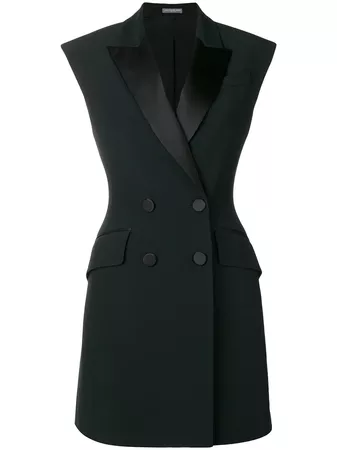 Alexander McQueen Tuxedo Dress - Farfetch