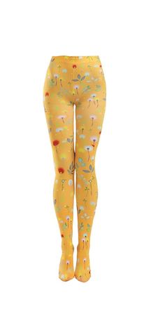 SAHABOWI | Floral Graphic Tights