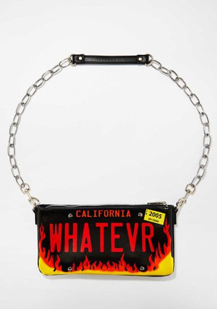 Current Mood Suspended License Chain Bag | Dolls Kill