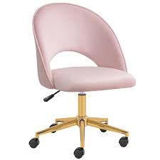 baby pink and gold desk chair - Google Search