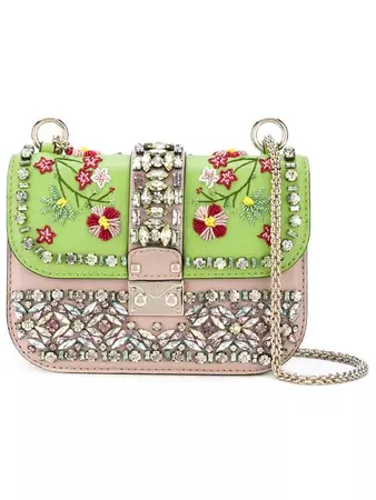 Valentino Vintage rockstud embroidered clutch $1,134 - Buy Online - Mobile Friendly, Fast Delivery, Price