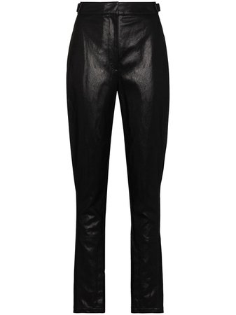 LVIR Faux Leather Trousers - Farfetch