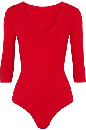 Alaïa | Stretch-knit bodysuit | NET-A-PORTER.COM