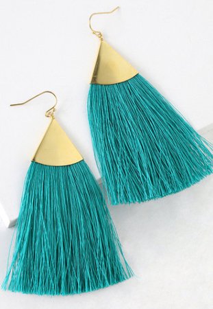 aqua earrings