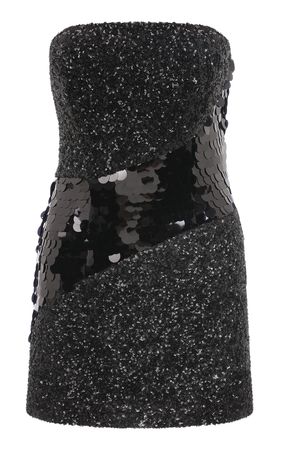 Carla Sequin Patchwork Mini Dress By Ila. | Moda Operandi