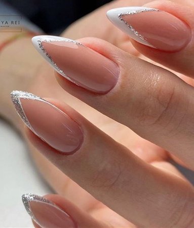 Silver Tipped Nails