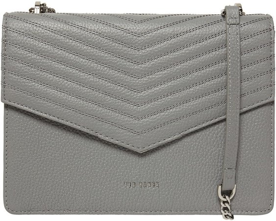 Beckeey Quilted Leather Crossbody Bag