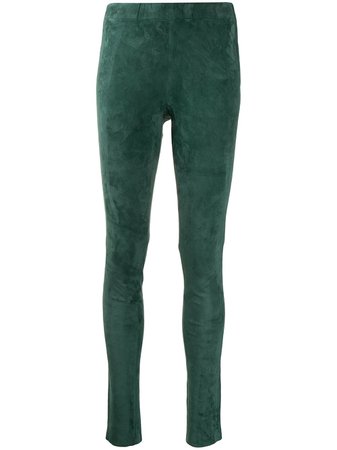 Arma Leather Skinny Trousers