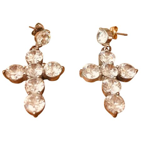Crystal earrings Swarovski Silver in Crystal - 5077212