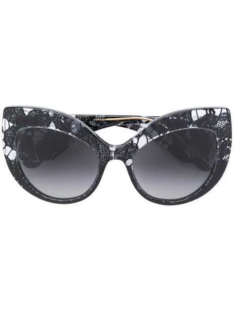$300 Dolce & Gabbana Eyewear Oversized Cat-eye Sunglasses - Buy Online - Fast Delivery, Price, Photo