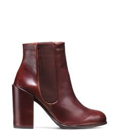 (21) Pinterest - Show your best side in these sleek ankle booties. Crafted from luxe leather, the SIDEMOVER features a micro stretch g | ˗ˏˋ shoplook / polyvore