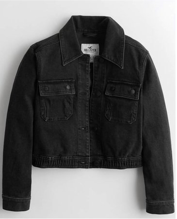 HOLLISTER black denim jacket
