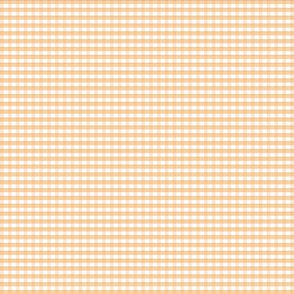Orange Gingham Fabric, Wallpaper and Home Decor | Spoonflower