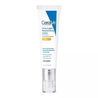CeraVe Ultra-Light Moisturizing Face Lotion With Sunscreen - SPF 30 - 1.7 Fl Oz : Target