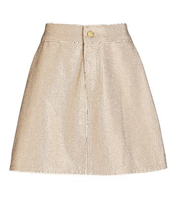 Triarchy Ms. Triarchy Sequin Mini Skirt In Beige | INTERMIX®
