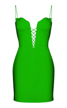 Seashell Bustier Satin Mini Dress By Rasario | Moda Operandi