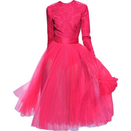 Hot Pink Ball Gown