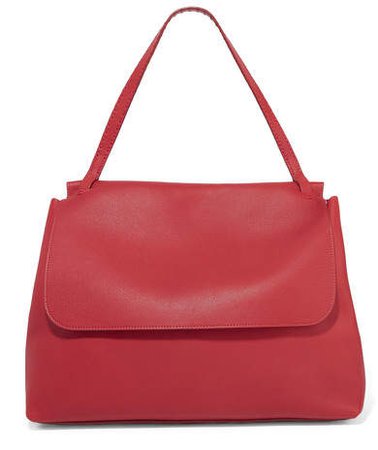 Top Handle 14 Textured-leather Shoulder Bag