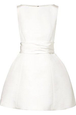 Brandon Maxwell | Silk-faille mini dress | NET-A-PORTER.COM