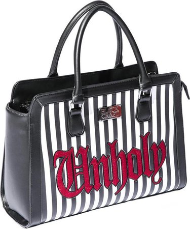 Blackcraft - Unholy Stripe Large Satchel Bag - Buy Online Australia – Beserk