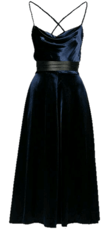 blue velvet dress