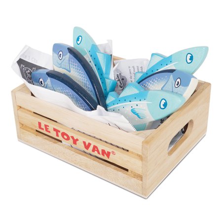 Fresh Fish Crate | Wooden Play Food Toys – Le Toy Van