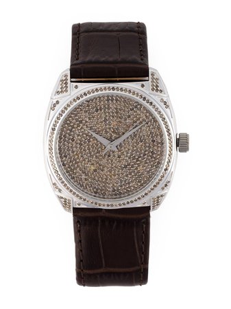 Christian Koban 'DOM' diamond watch DOM6CALF brown | Farfetch