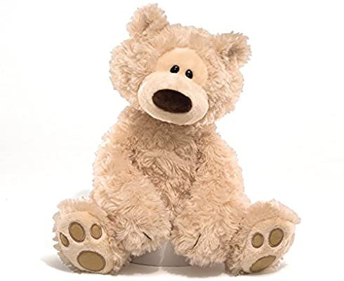 Amazon.com: GUND Philbin Teddy Bear Large Stuffed Animal Plush, Beige, 18": Toy: Toys & Games
