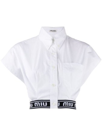 White Miu Miu Shirt