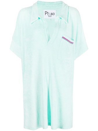 Shop Pitusa terry-cloth polo dress with Express Delivery - FARFETCH