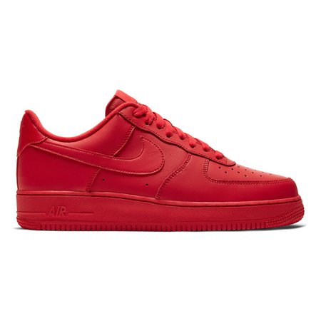 NIKE AIR FORCE 1 '07 LV8 1 / 600 : UNIVERSITY RED/UNIVERSITY RED