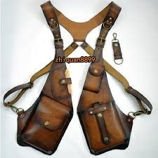 brown leather holster chest vintage - Google Search