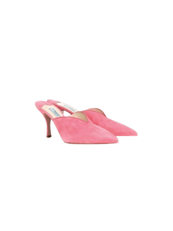Prada shoes heels pink