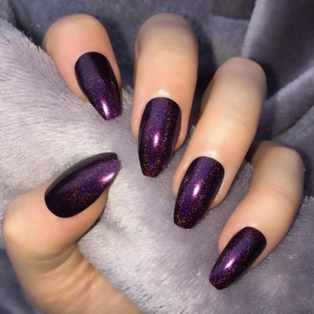 Holographic Mulled Wine Coffin – Doobys Nails