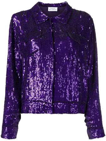 P.A.R.O.S.H. sequin-embellished shirt - FARFETCH