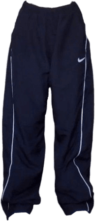 Nike navy blue track pants (vintage)