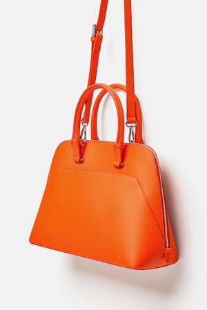 Monochrome orange bag