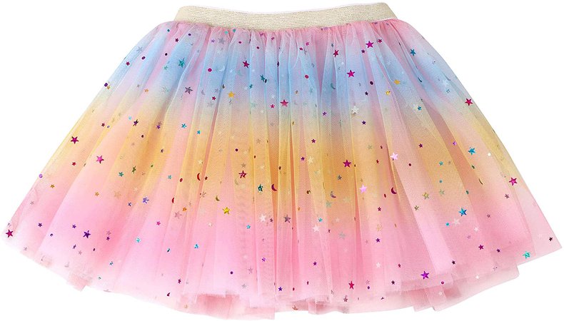 Amazon.com: Simplicity Girls Tutu Skirt Purple Rainbow Princess Ballet Toddler Tutu for 2-6 Years: Clothing
