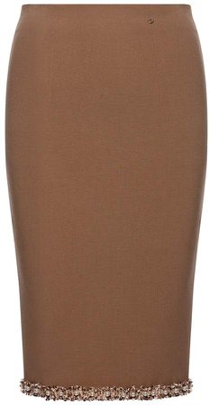Nissa - Midi Skirt With Pearl Details